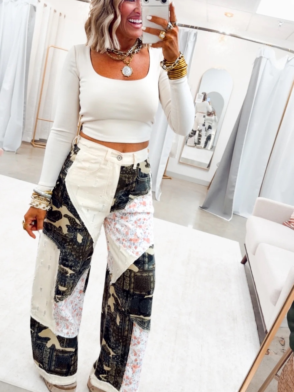 NWT - A Little Wild A Little Sweet - Wide Leg Pants